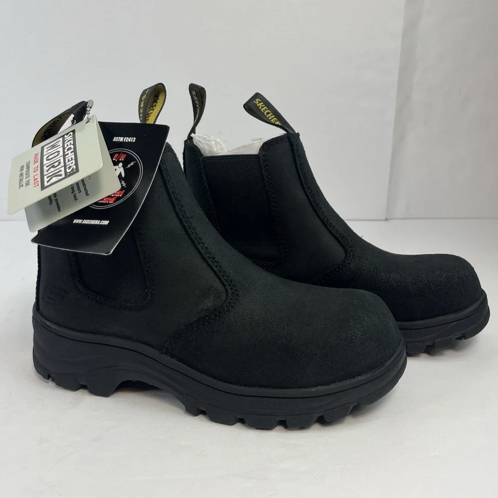 NEW Skechers Workshire Jannit Composite Toe Women's Size 5 Workboot Chelsea